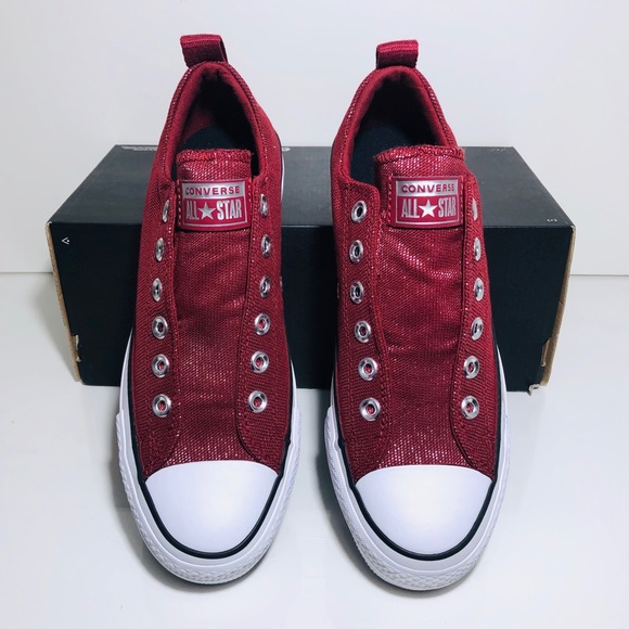Converse Final Frontier Brick Red Platform Slip - Picture 4 of 8